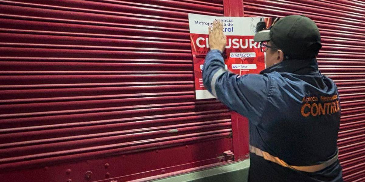 Quito | Dos establecimientos que operaban sin los permisos correspondientes fueron clausurados durante el feriado por el Día del Trabajador