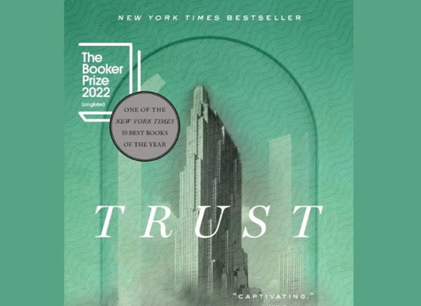 Portada de Trust, el libro que unió a Dua Lipa y Callum Turner.