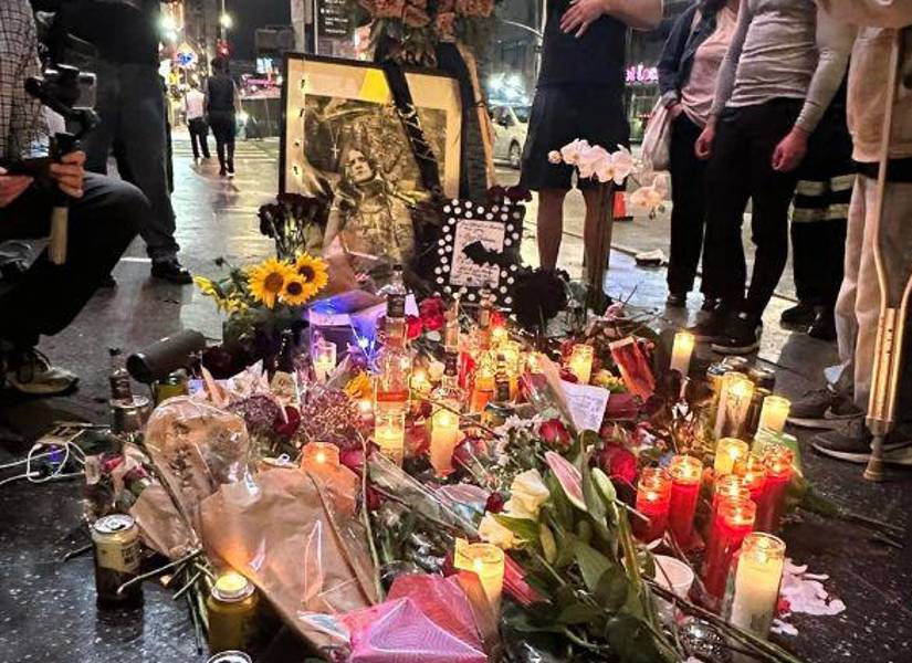 Homenajes a Ozzy Osbourne en el Paseo de la Fama de Los Ángeles.