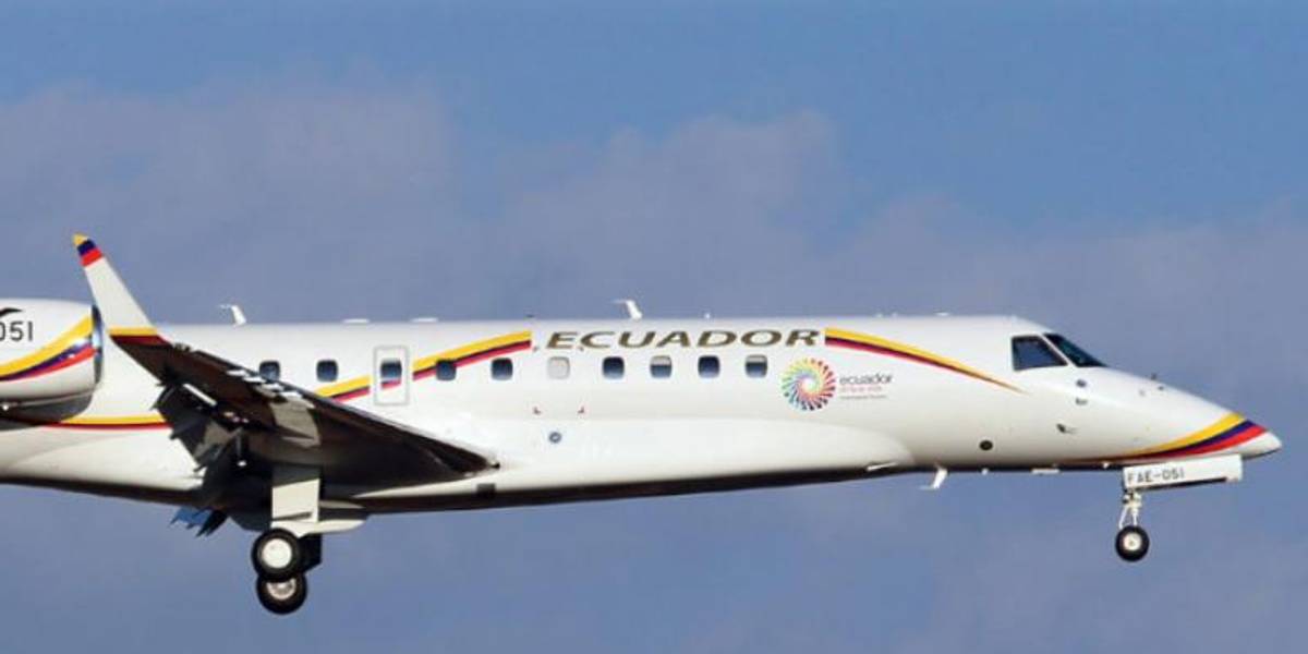 Lasso dispuso la venta de uno de los aviones presidenciales