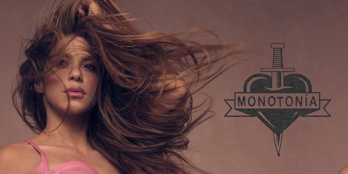 Shakira anuncia la fecha de lanzamiento de 'Monotonía', su nuevo sencillo