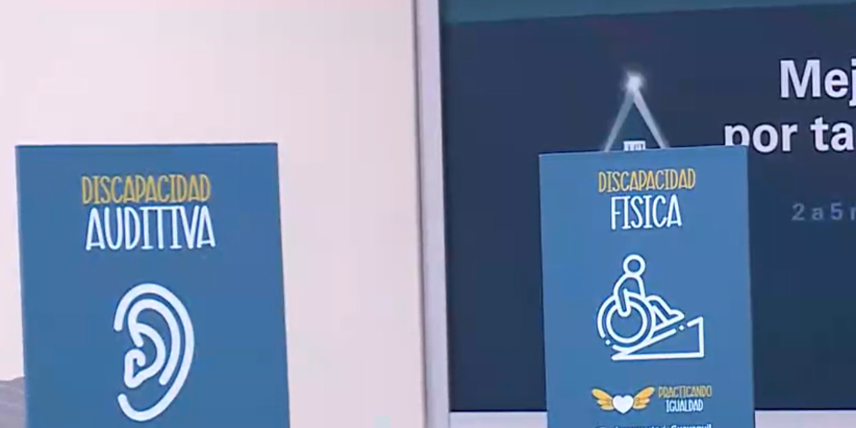 Aeropuerto de Guayaquil mejora inclusión con nueva señalética para personas con discapacidad