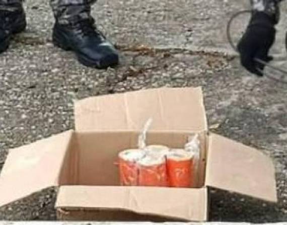 Policía detuvo un vehículo que transportaba explosivos, en El Oro