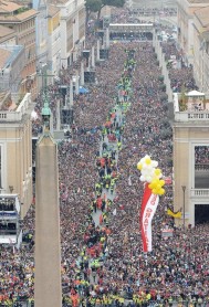 Canonización de Juan XXIII y Juan Pablo II en imágenes