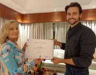 La actriz estadounidense Bo Derek es nombrada embajadora turística de Ecuador