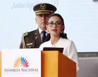 Quito, miércoles, 7 de mayo del 2025 | Cambio de Guardia de la Escolta Legislativa e Informe de labores de la Presidente de la Asamblea, Viviana Veloz, en la Plaza Juan Montalvo.