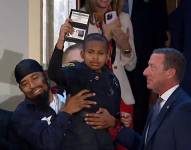 DJ Daniel, un niño de 13 años con cáncer cerebral, fue nombrado como agente honorario del Servicio Secreto.