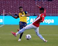 Byron Castillo debutó con la selección de Ecuador en el partido ante Paraguay en la eliminatoria sudamericana rumbo a Qatar 2022.