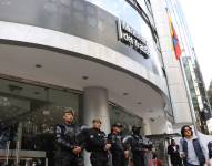 Edificio del Ministerio de Trabajo, en el norte de Quito.