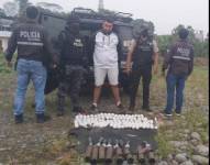 Las autoridades ecuatorianas manejan como teoría que las granadas iban a parar a grupos de las FARC.