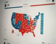 Imagen referencial de un mapa de Estados Unidos.