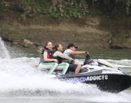 (Imagen referencial) En imagen, las candidatas Emily Alvarado de Cuenca y Samantha Quenedit de Quito.