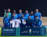 Formación de los jugadores del Neom SC