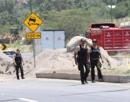 Cierres viales en Cayambe.