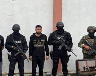 Imagen de alias Boris, detenido ayer en una narcofiesta en El Empalme.