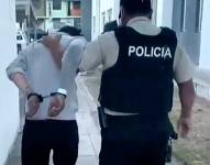 La Policía capturó al agresor.