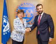 Kristalina Georgieva recibió al ministro de Finanzas Pablo Arosemena