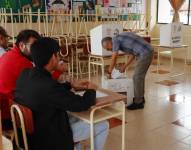 Votaciones durante las elecciones anticipadas.