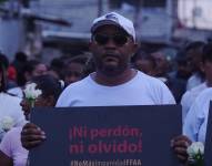 Con una marcha recordaron un mes de la desaparición y posterior ejecución de los cuatro menores del sector de Las Malvinas en el sur de Guayaquil, el 8 de enero del 2025.