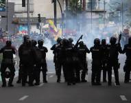 Marcha en Quito estuvo marcada por cinco horas de confrontación.