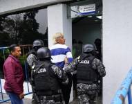 Colón Pico en la Unidad de Flagrancia