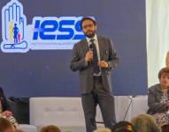 Presidente del Consejo Directivo del IESS, Édgar Lama.