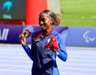Kiara Rodríguez, medallista paralímpica ecuatoriana.