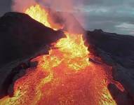 El volcán entró en erupción en marzo pasado en la península islandesa de Reykjanes.