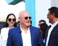 Quito, domingo 9 de febrero del 2025 | Diego Borja, candidato a la Vicepresidencia, ejerció su derecho al voto en La Vicentina.