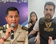 Imagen del Crnl. Juan Carlos Soria, Jefe de la Subzona Santa Elena, y Francisco Tamariz, alcalde de La Libertad.