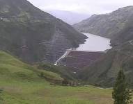 Imagen de la hidroeléctrica del Mazar, difundida el 21 de abril del 2024.