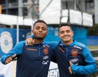 La selección de Ecuador, ensayando para su segundo amistoso con Australia.