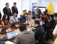 Reunión de la Comisión de Transparencia de la Asamblea Nacional.