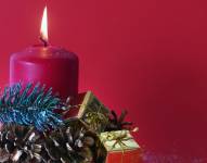 Las velas forman parte de la celebración del Adviento.