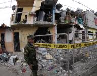 En el sector conocido como la calle 8 en el Cristo del Consuelo, al sur de Guayaquil se registró una explosión de proporción.