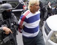 Colón Pico cuando fue trasladado a la Unidad de Flagrancia el 22 de abril.