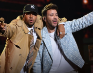 Prince Royce y Romeo Santos en el Madison Square Garden.