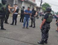 Imagen de la Policía Nacional en Quevedo, Los Ríos, tras abatir un delincuente.