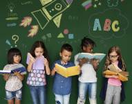 Imagen referencial de niños en clases.