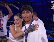 Milica y Ángel Avid en el Supernova Strikers.