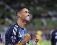 Cristiano Ronaldo celebra un gol con el Al Nassr