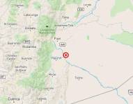 El sismo se sintió levemente en dos provincias vecinas.