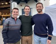 Frankie Muniz junto a los actores de Reeze y Francis.