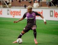 Nilson Angulo en un partido con el Anderlecht