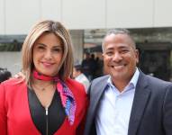 Linda Romero y Bolívar Armijos.