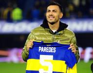 Foto archivo del Instagram oficial de Leandro Paredes con la remera de Boca Juniors