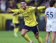 Cristiano Ronaldo celebra un gol con el Al Nassr