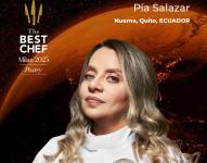 Pía Salazar es reconocida nuevamente como la mejor chef pastelera en los Best Chef Awards.