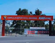 Imagen de la entrada del Complejo Deportivo de El Nacional