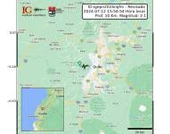 Imagen referencial del epicentro del sismo en Quito, el 12 de julio de 2024.
